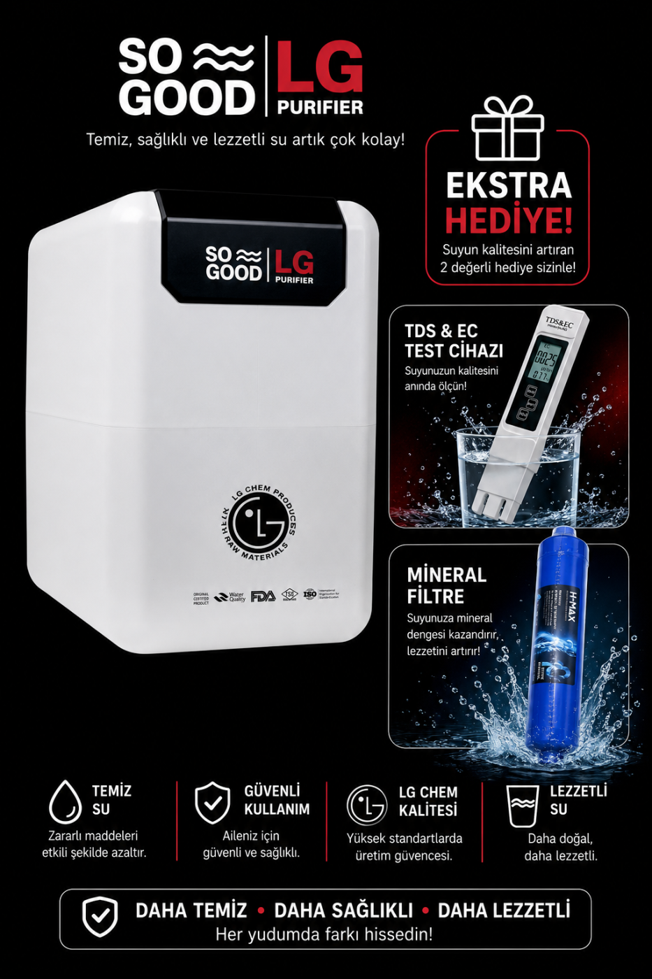 Lg Sogood (8 litre) pompasız